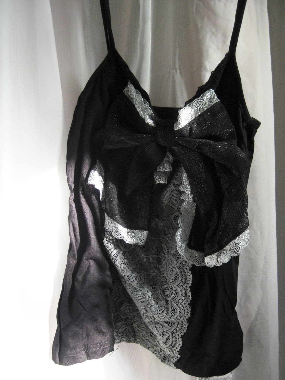 Ribbon top 오른쪽 글리터 리본 탑 상품이미지3