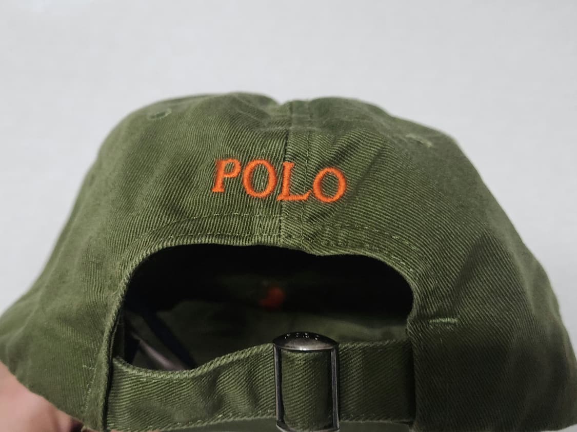 Polo 카키색 자수로코 볼캡(free) 상품이미지3