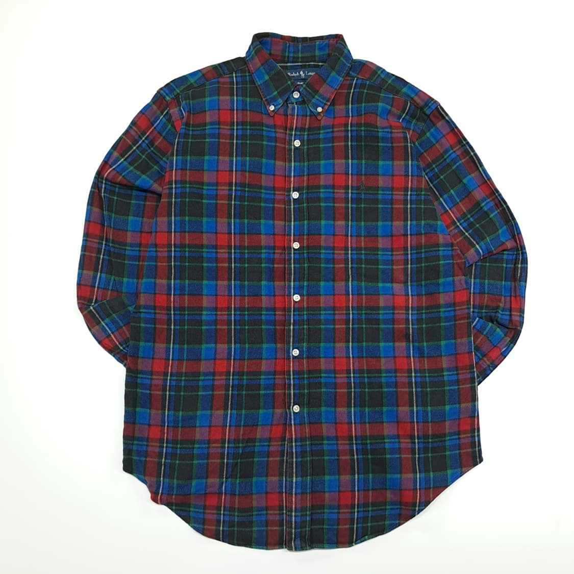 CN803 L 폴로 랄프로렌 플란넬 모던 타탄체크 긴팔 셔츠 남방 상품이미지1
