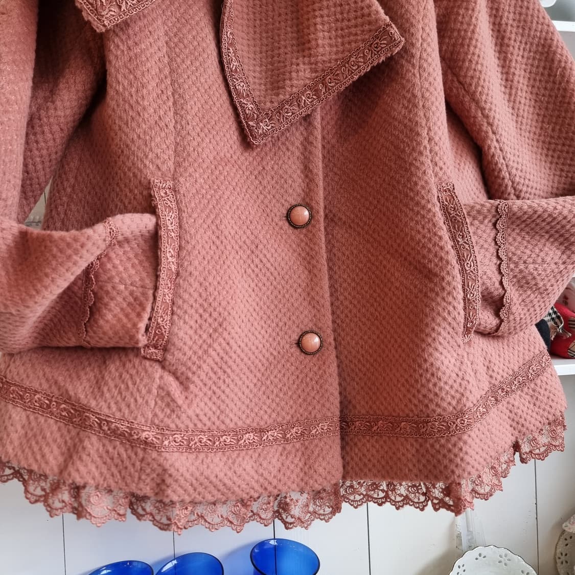 Axes Femme 리본 레이스  코트 상품이미지6