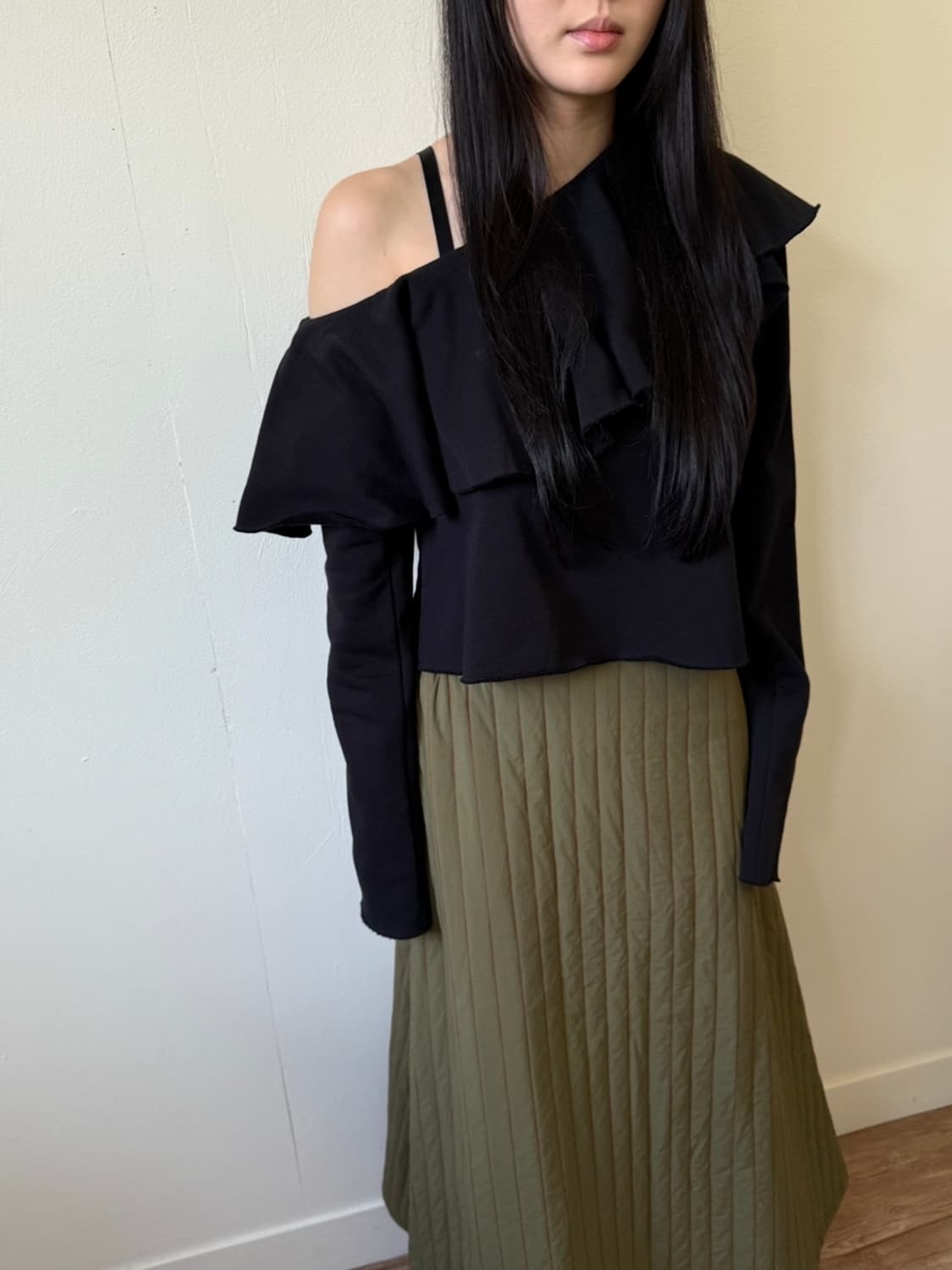 MSGM 오픈숄더 플레어 스웻셔츠 상품이미지6