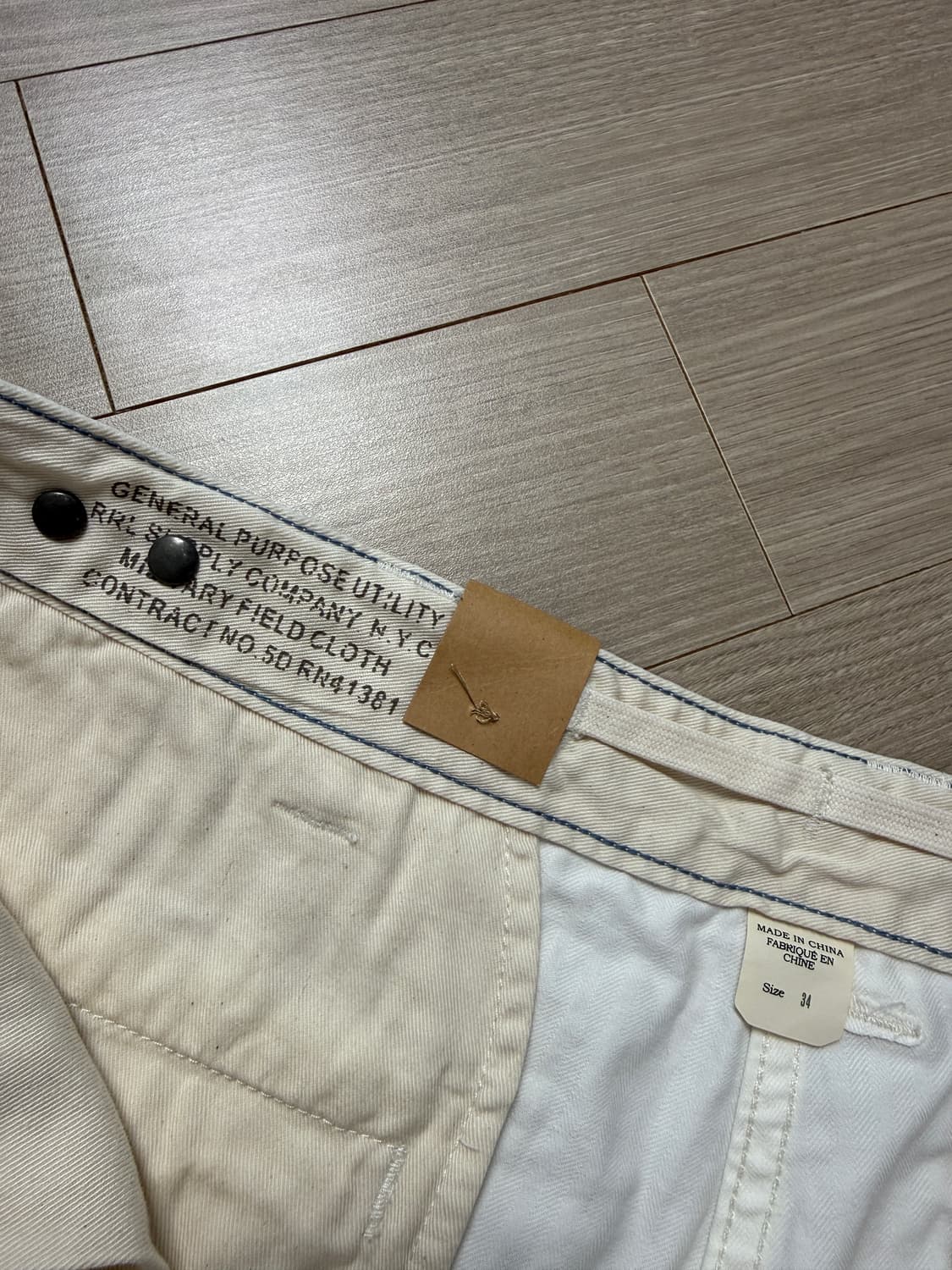 rrl 헤링본 트윌 쇼츠 34 새상품 상품이미지4