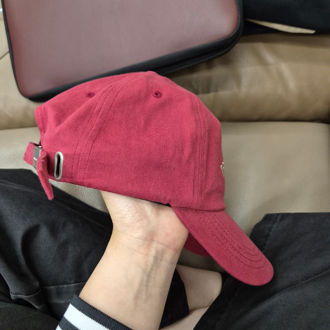 VERUTUM 베루툼 볼캡 버건디 상품이미지2
