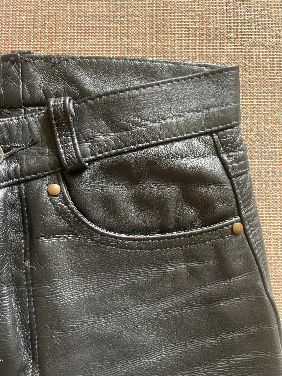 Schott leather pants 상품이미지5