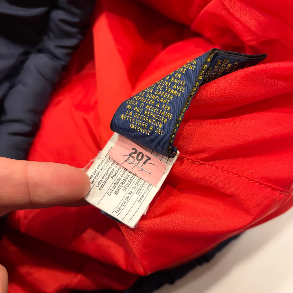 [M] 폴로 랄프로렌 네이비 패딩 점퍼 RL/250 B308 상품이미지8