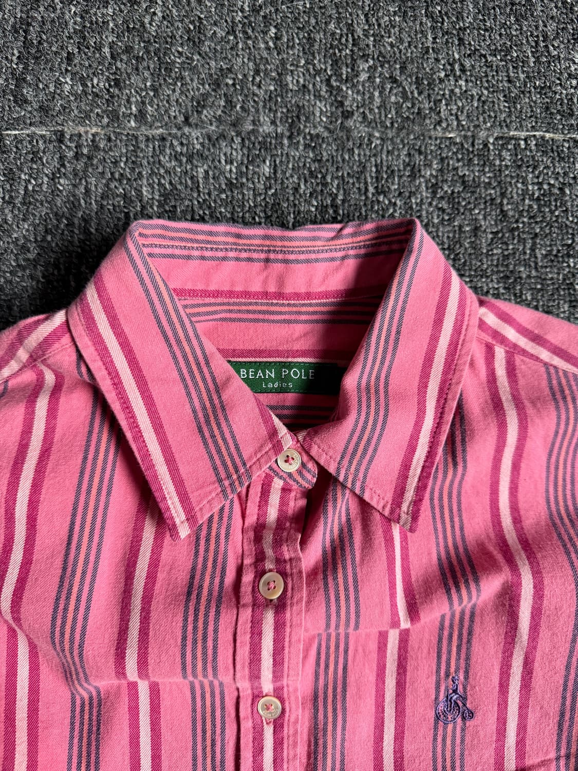 빈폴 핑크 스트라이프 셔츠 상품이미지9