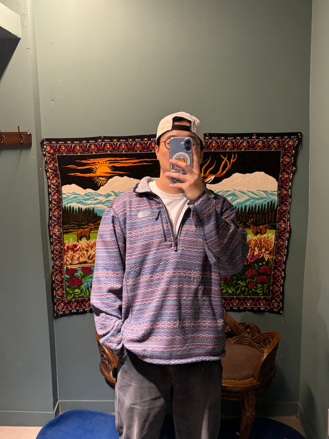 노스페이스 미국판 신칠라 감성 플리스 L (103-107) 상품이미지1