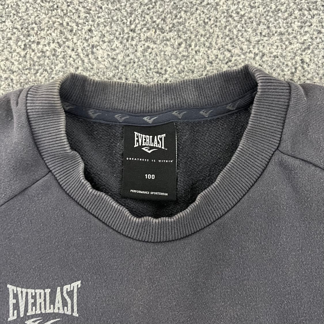 [100] 에버라스트 빈티지 라운드 긴팔 맨투맨 티셔츠 1103JM1 상품이미지3