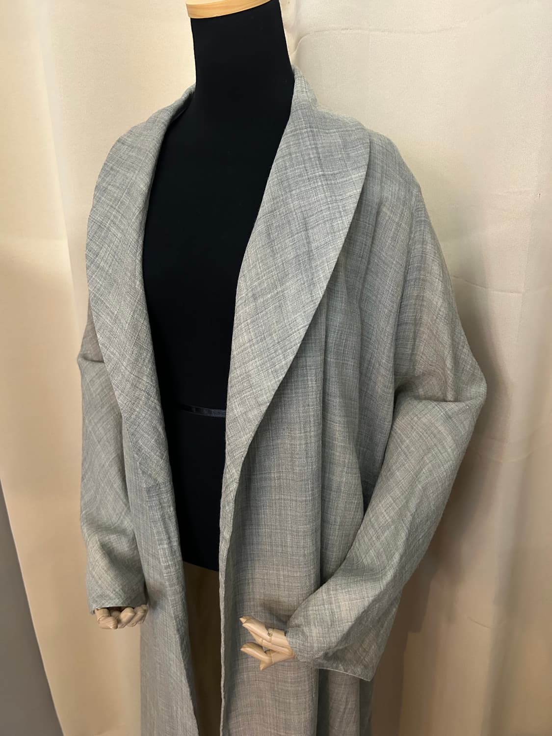 꼼데가르송 Comme Des Garcons 오트밀 오픈 코트 상품이미지3