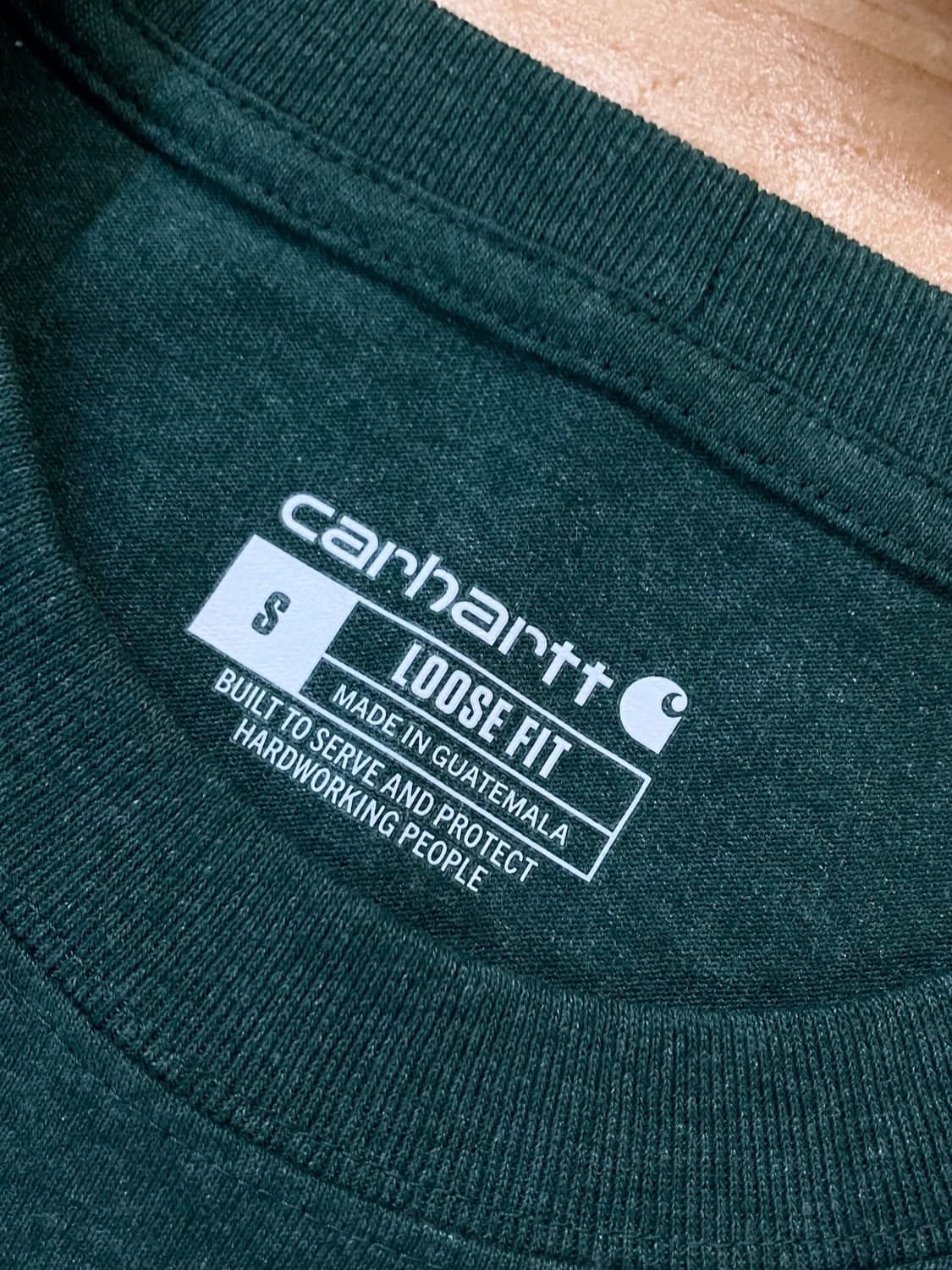 칼하트 포켓 반팔 티셔츠 그린 S   #csz2800 상품이미지5