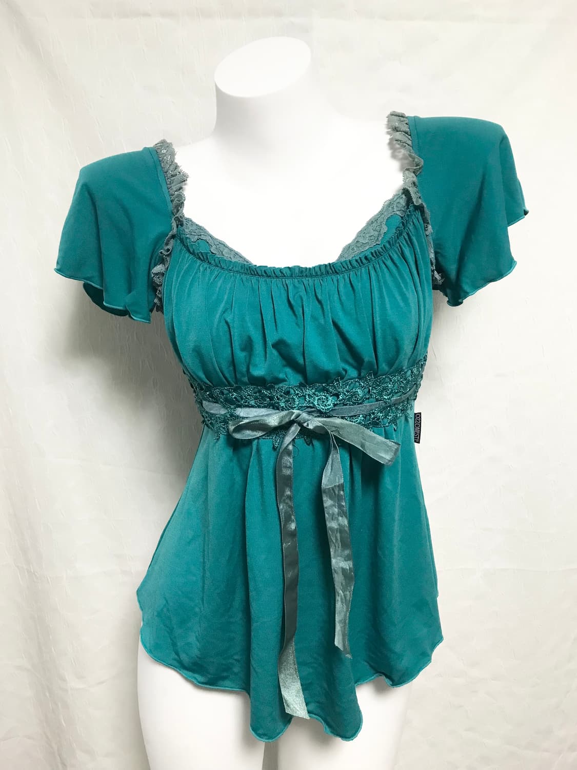 빈티지 ozzoneste 오즈온 오리엔탈 페어리 레이스 블라우스 탑 상품이미지1