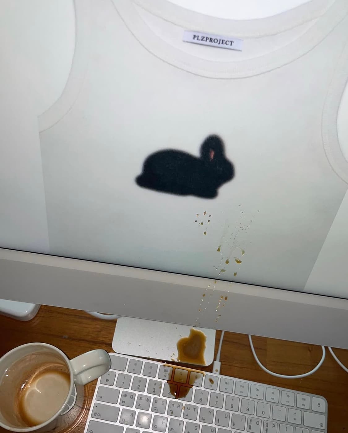 플리즈프로젝트 래빗 슬리브리스 상품이미지3