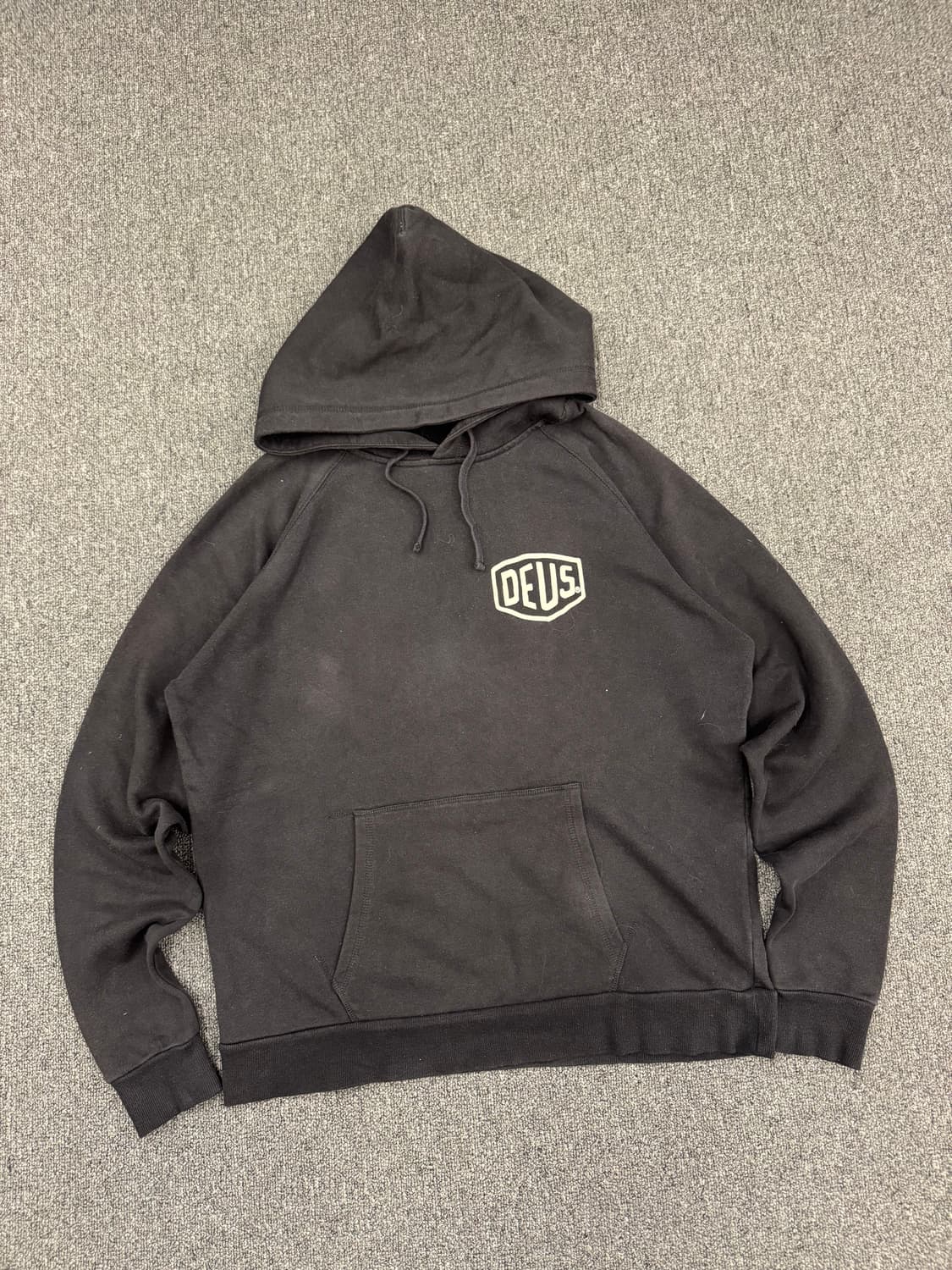 LL)데우스 빈티지 로고 프린팅 베니스 후드티 상품이미지1