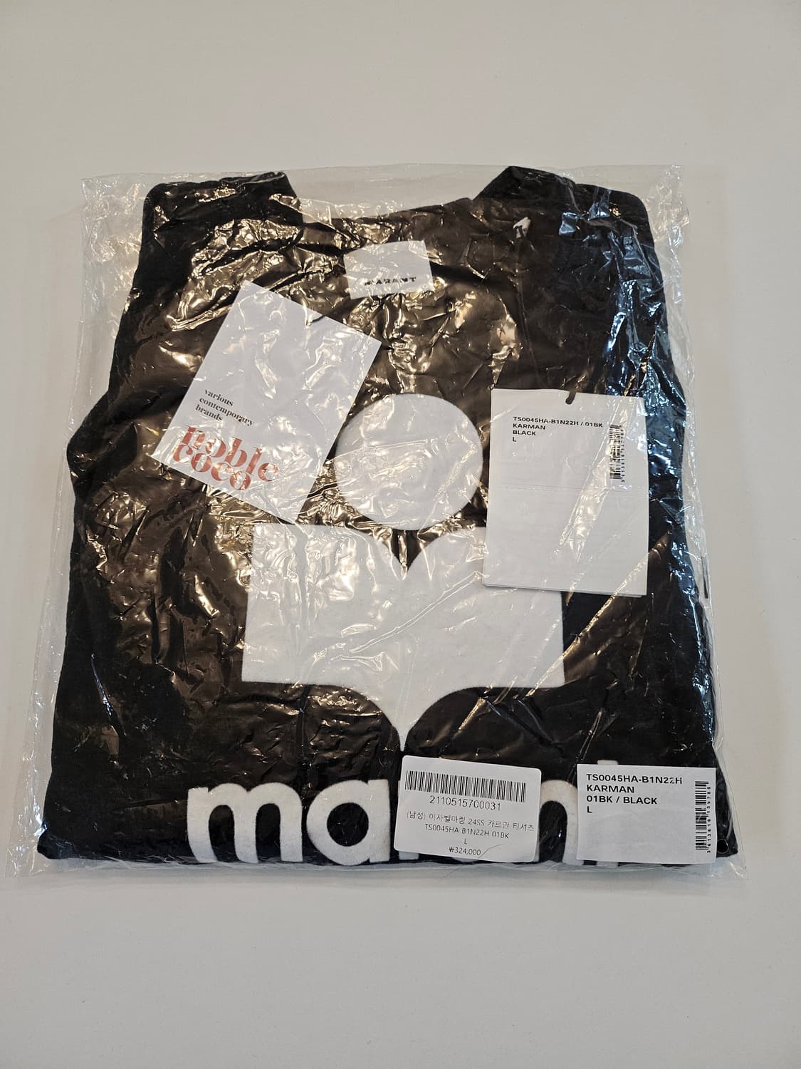 (새상품) 이자벨마랑 남여공용 카르만 티셔츠 상품이미지3