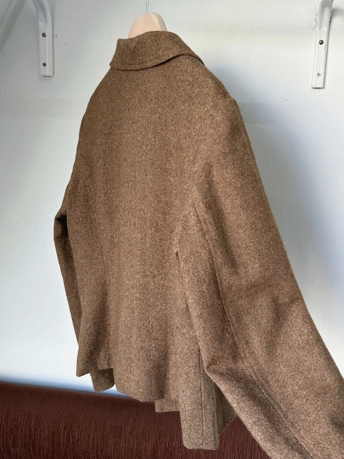 Tweed fabric single collar jacket 상품이미지4