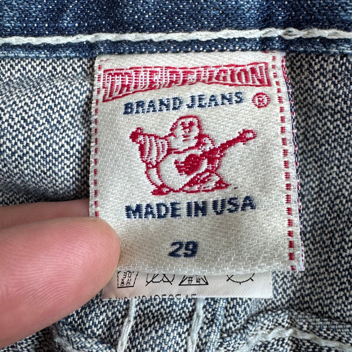 트루릴리전 Y2K 리키 워싱 데님팬츠 상품이미지8