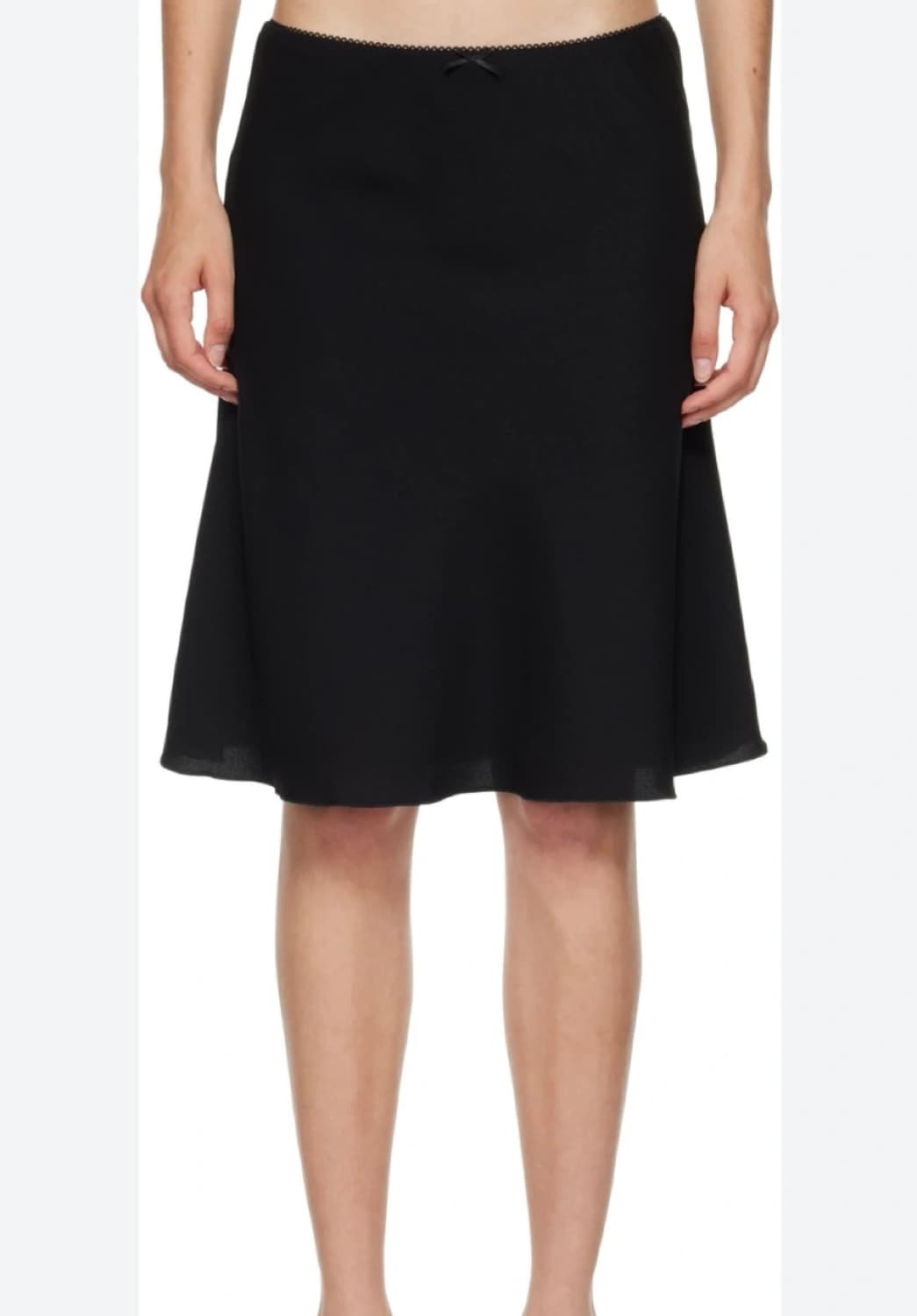 다니엘 귀조 Guizio 블랙 미디 스커트 상품이미지1