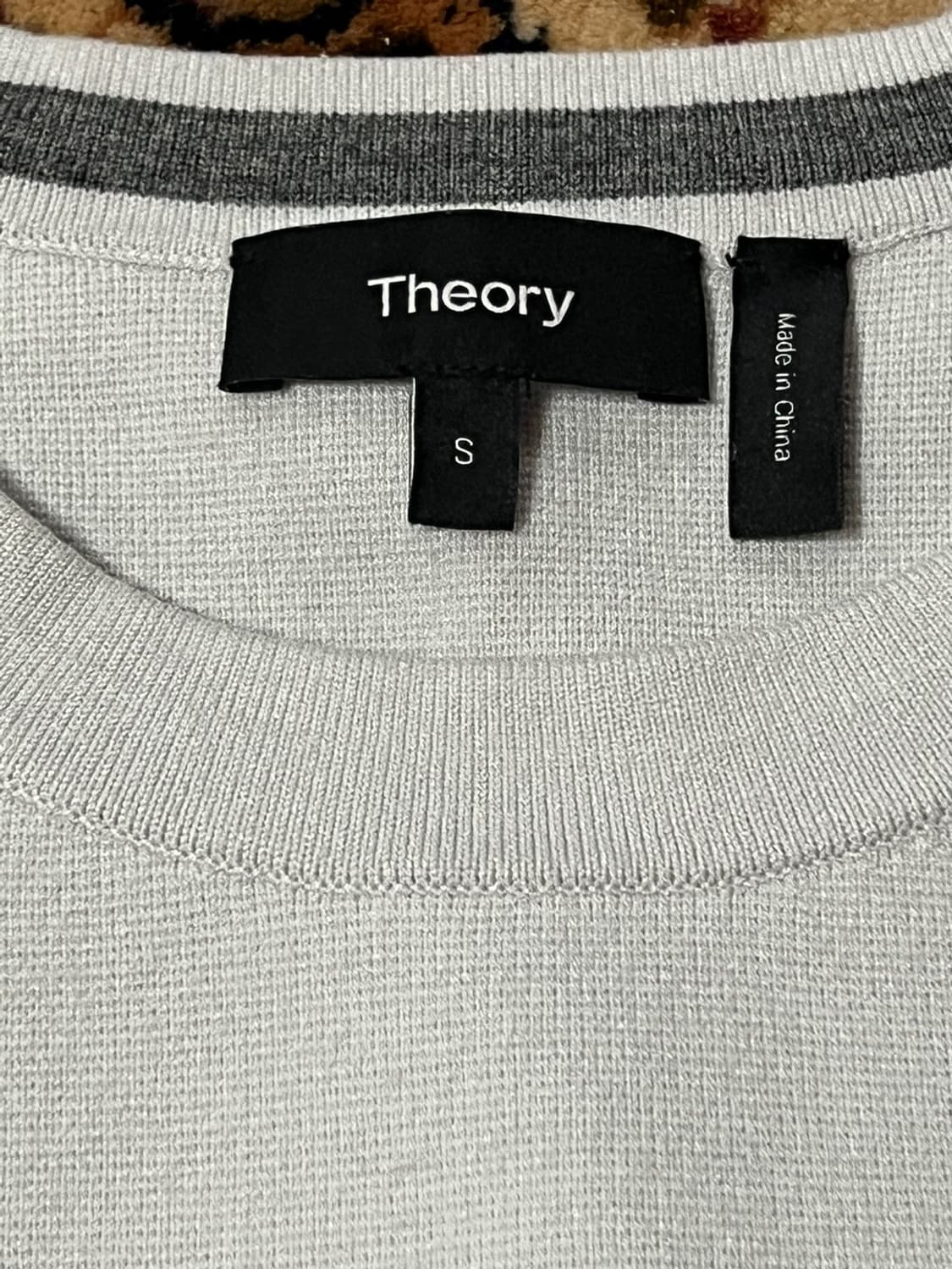 Theory 띠어리 라이트 그레이 자고 니트 스웨터 S 90~95 상품이미지4