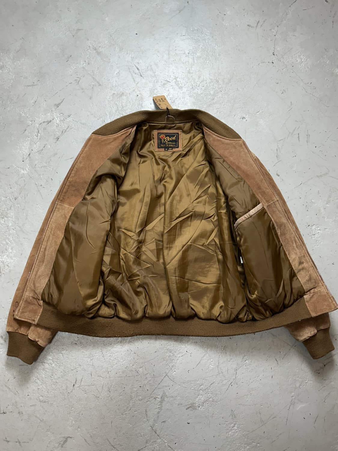 80's 빈티지 스웨이드 봄버 자켓 빈티지 레더 자켓 상품이미지7