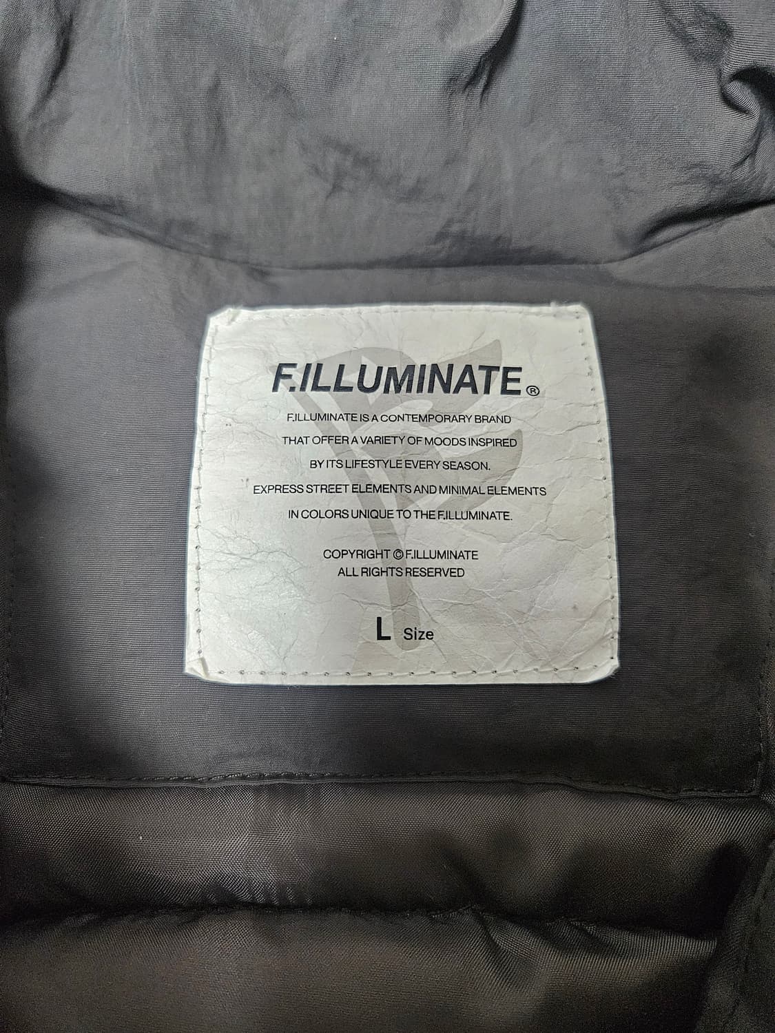 필루미네이트 숏 몬스터 파카 차콜 L 상품이미지4