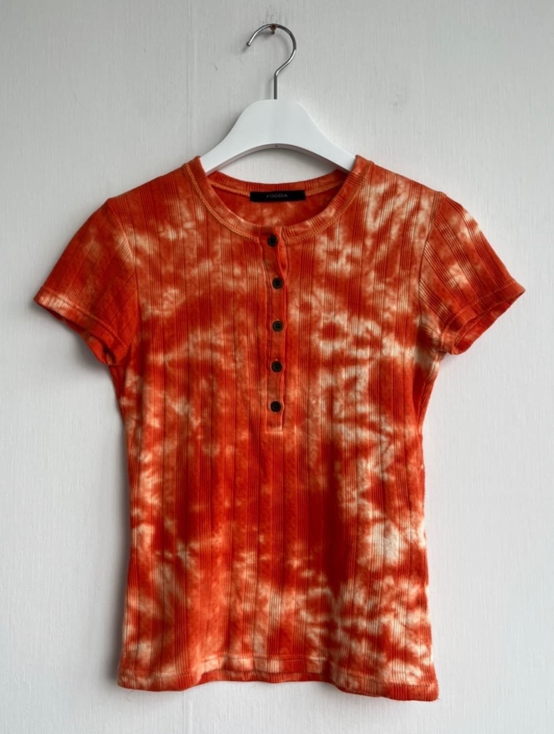 FOGGIA 선셋 오렌지 타이다이 티셔츠 상품이미지2