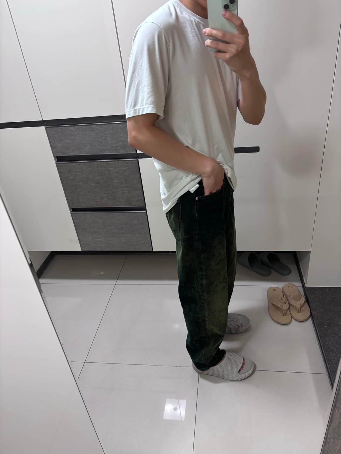 29 자라 ZARA 코듀로이 벨벳 데님 팬츠 상품이미지2