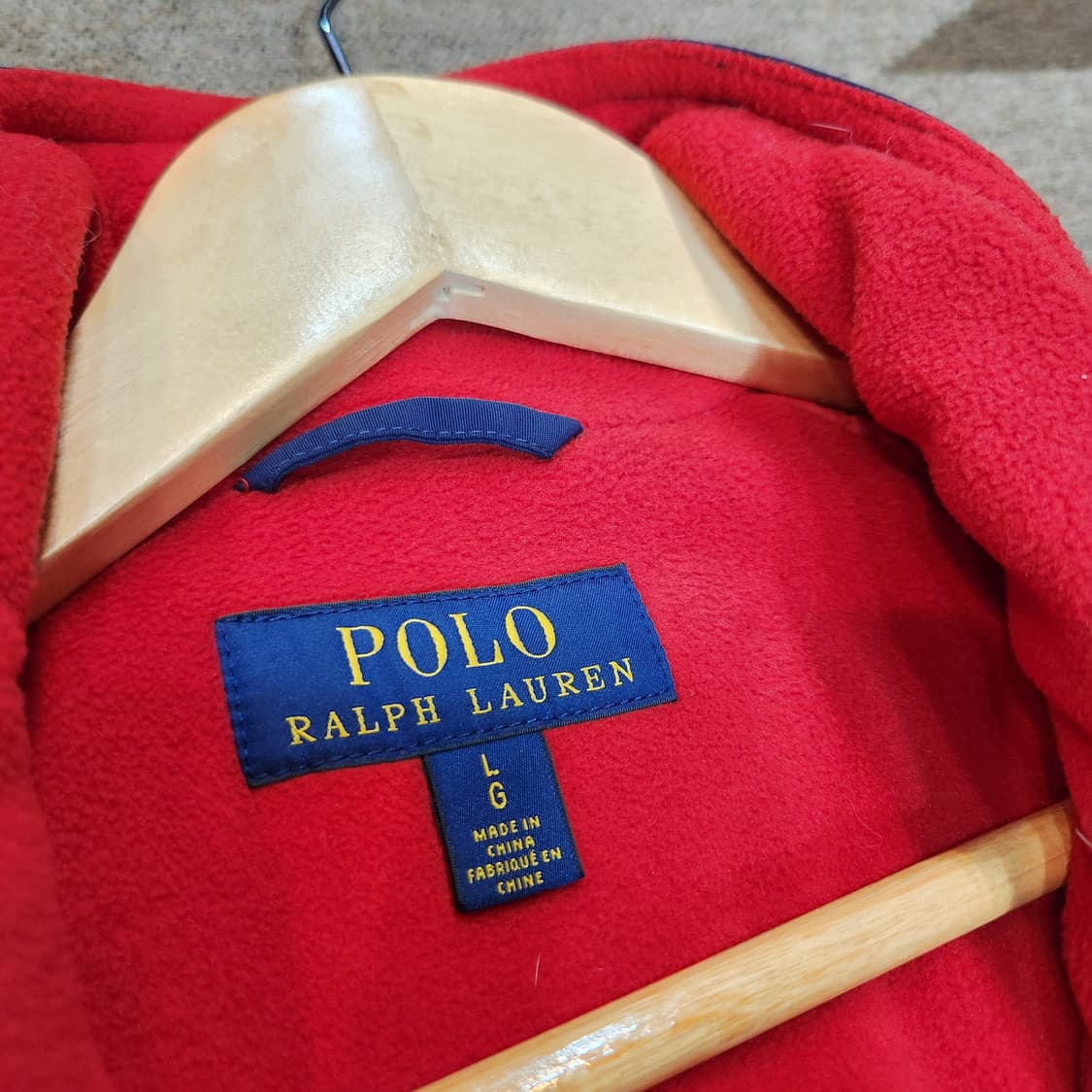 폴로랄프로렌 스포츠맨 리스펙트 웜업 자켓 L 봄버 상품이미지4