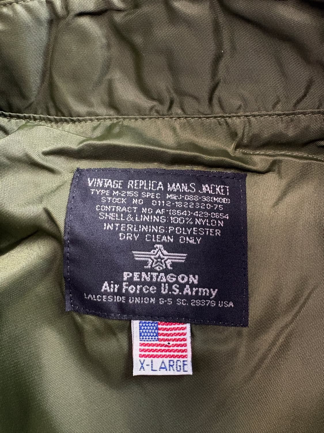 USA 밀리터리 MA-1 펜타곤 항공 점퍼 4740 상품이미지4