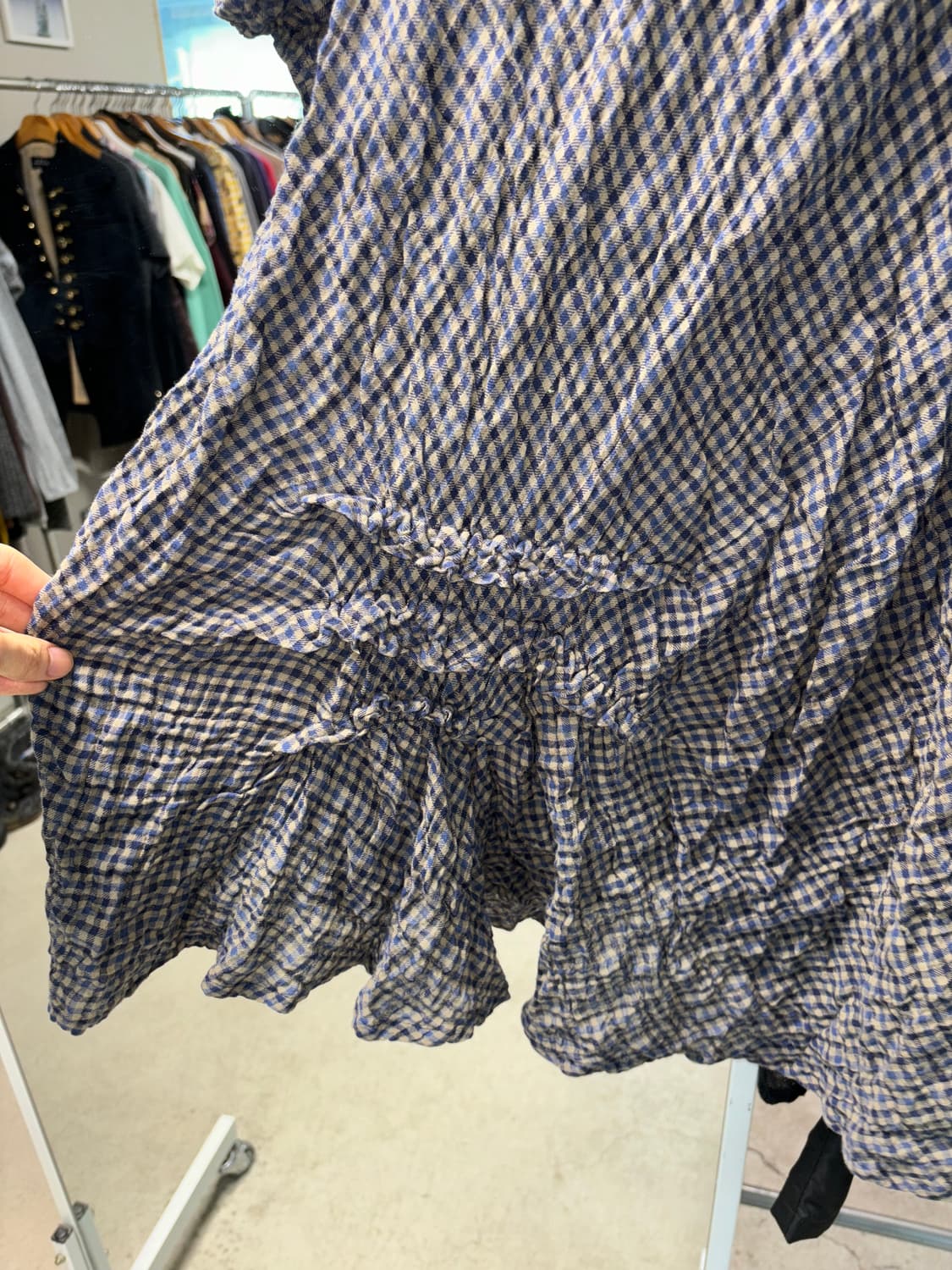 센소유니코 io comme io 체크 원피스 상품이미지4