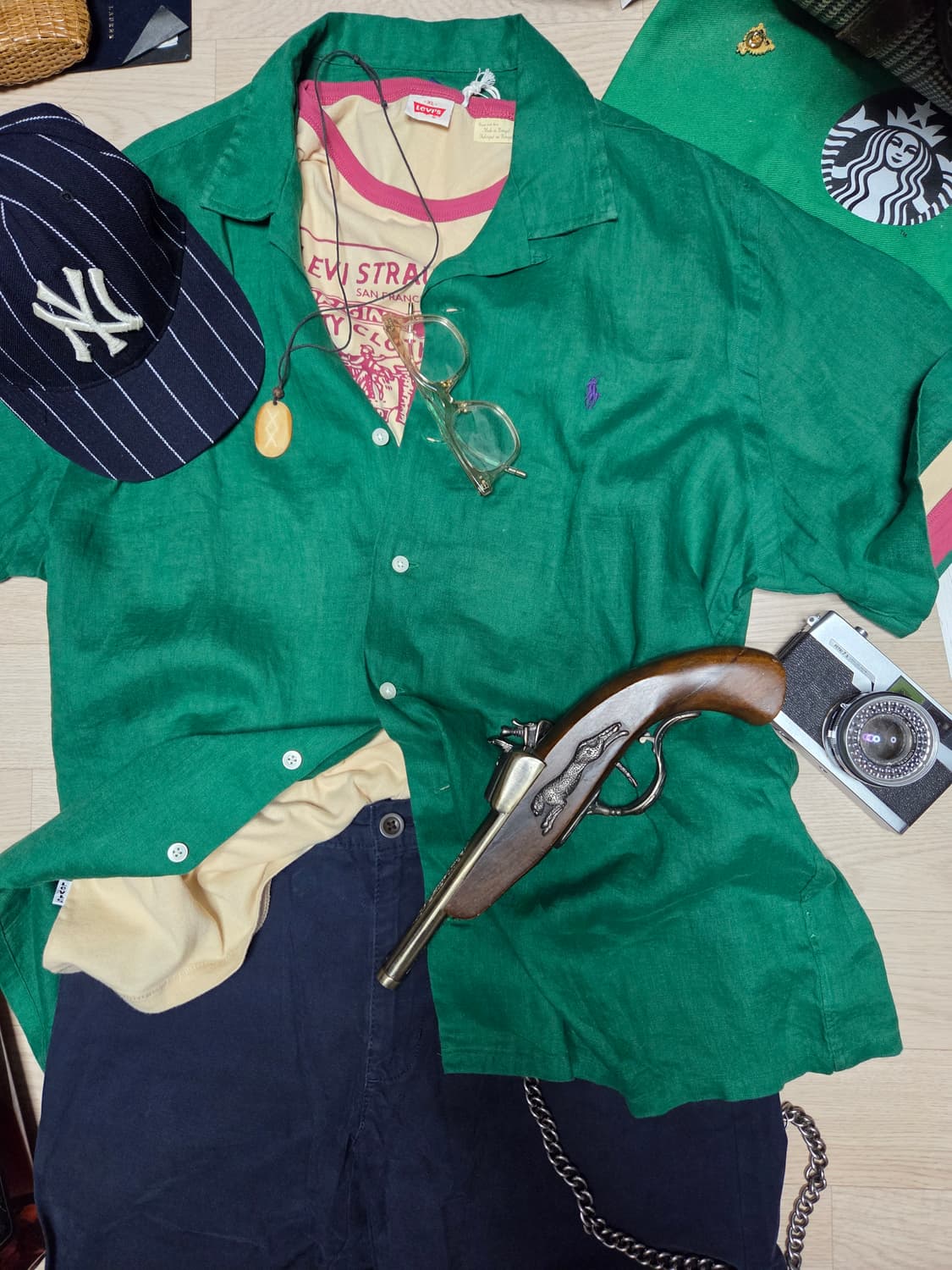 (새상품)(셔츠 팬츠 포함)POLO RALPH LAUREN 린넨  상품이미지10