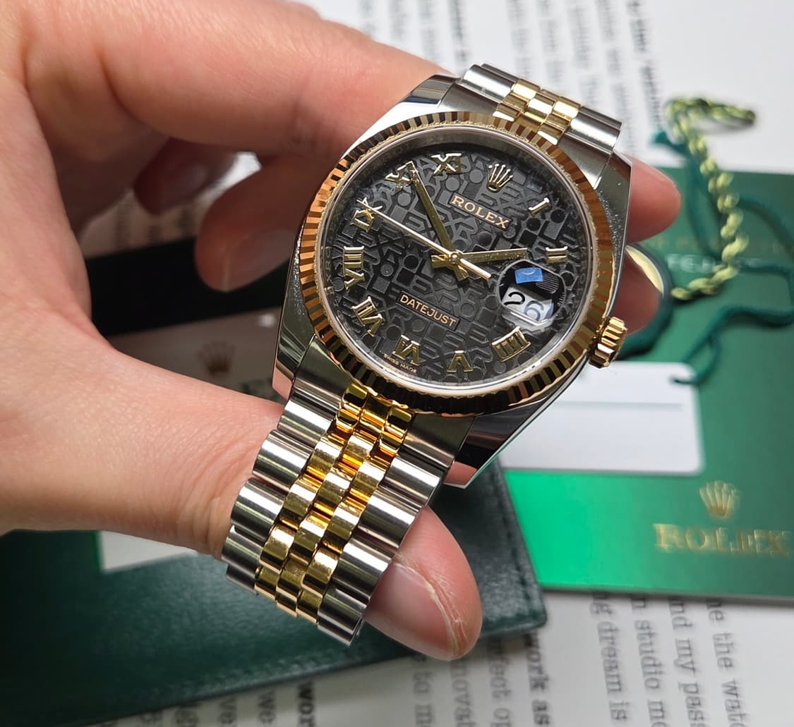 롤렉스 데이저스트 116233 18K콤비 블랙로만 컴퓨터판 상품이미지3