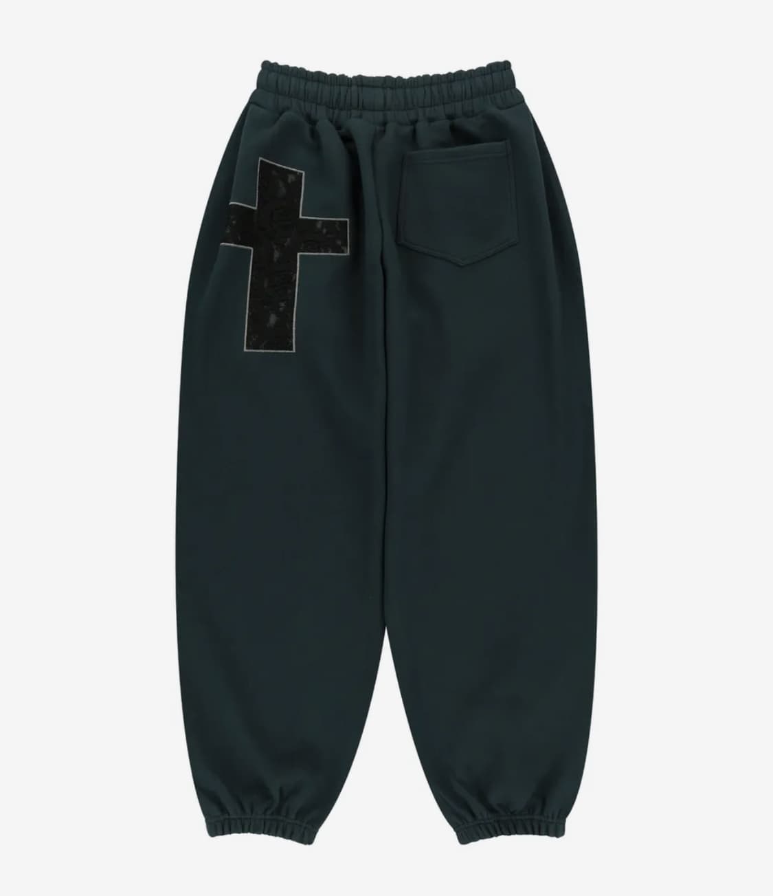 아캄 Laced CROS2 Patch Sweatpants 다크 그린 상품이미지3