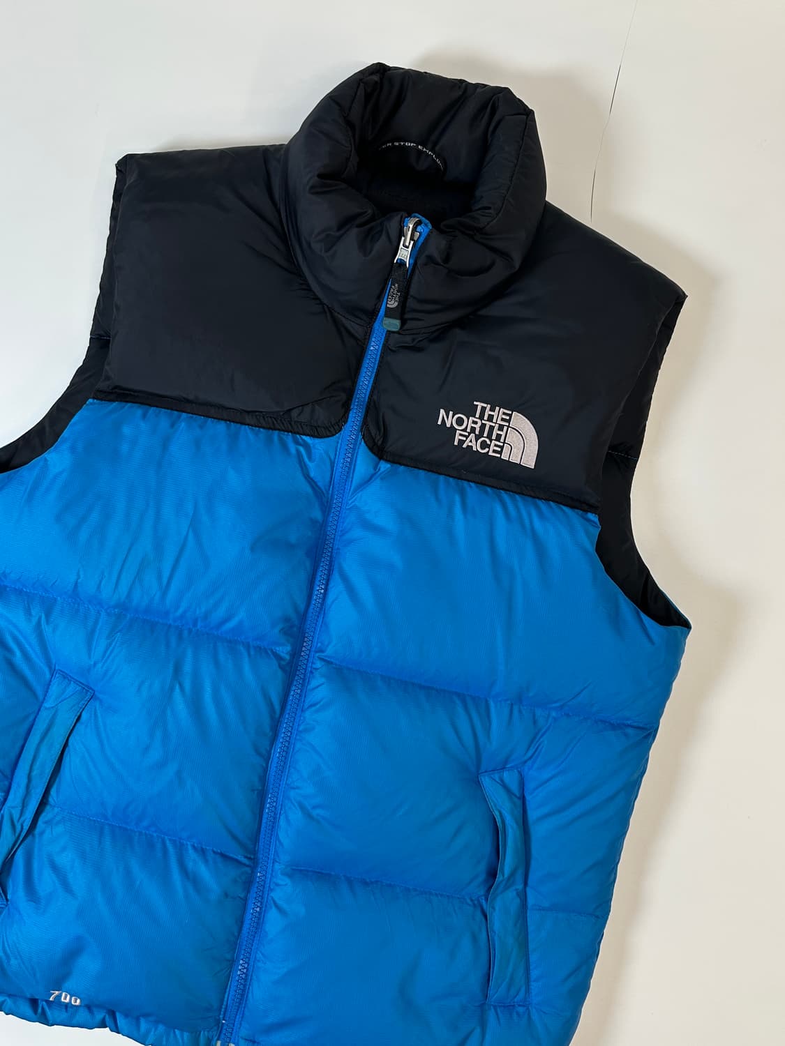 노스페이스 눕시700 구스다운 블루 패딩(남녀공용) 상품이미지1