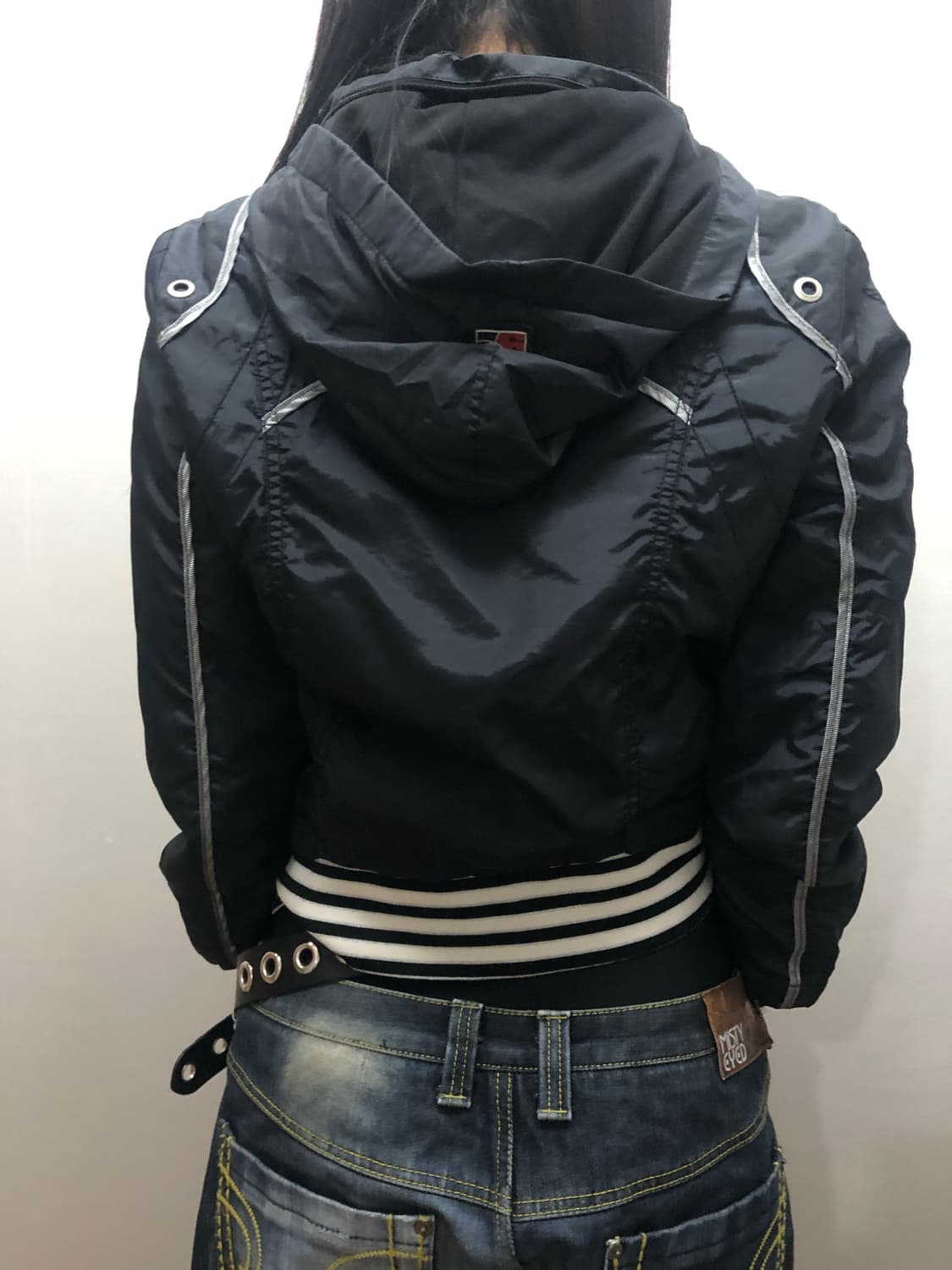 빈티지 에스크 블랙 펑크 점퍼 상품이미지7