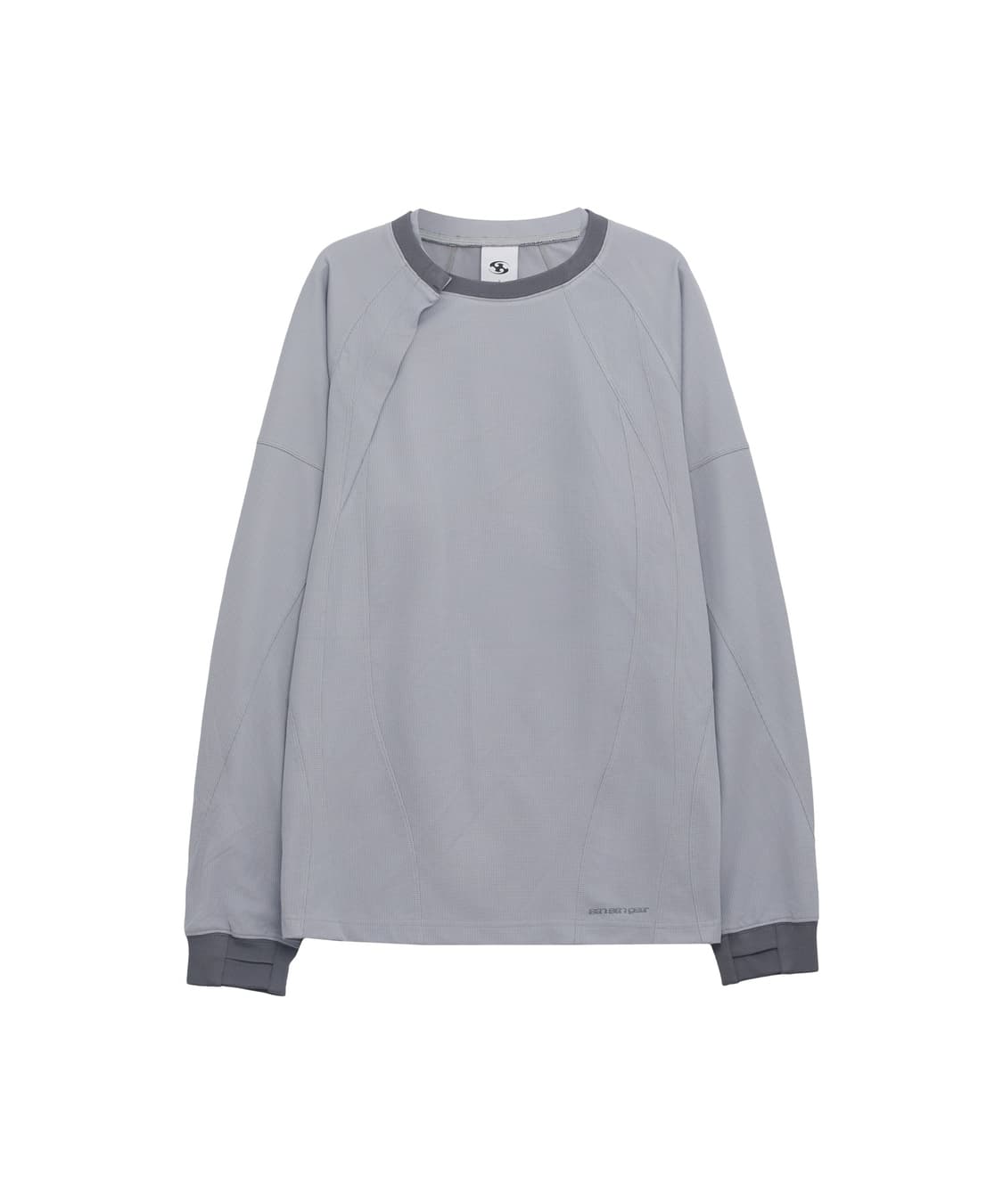PLACKET LONG SLEEVES [GREY] 상품이미지1