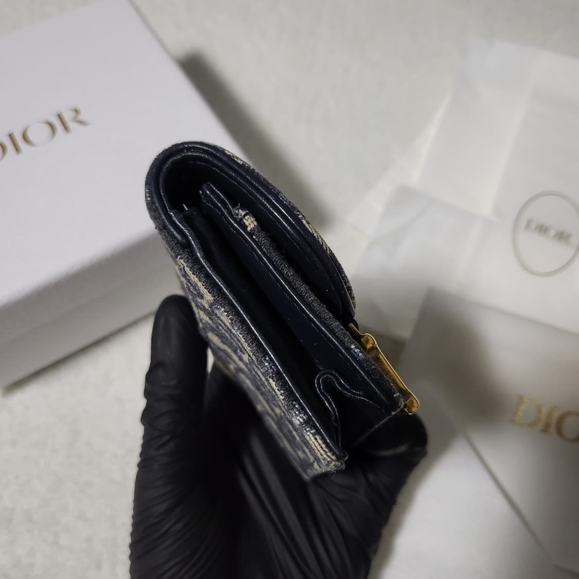 [풀구성]디올 오블리크 새들 카드지갑 상품이미지8