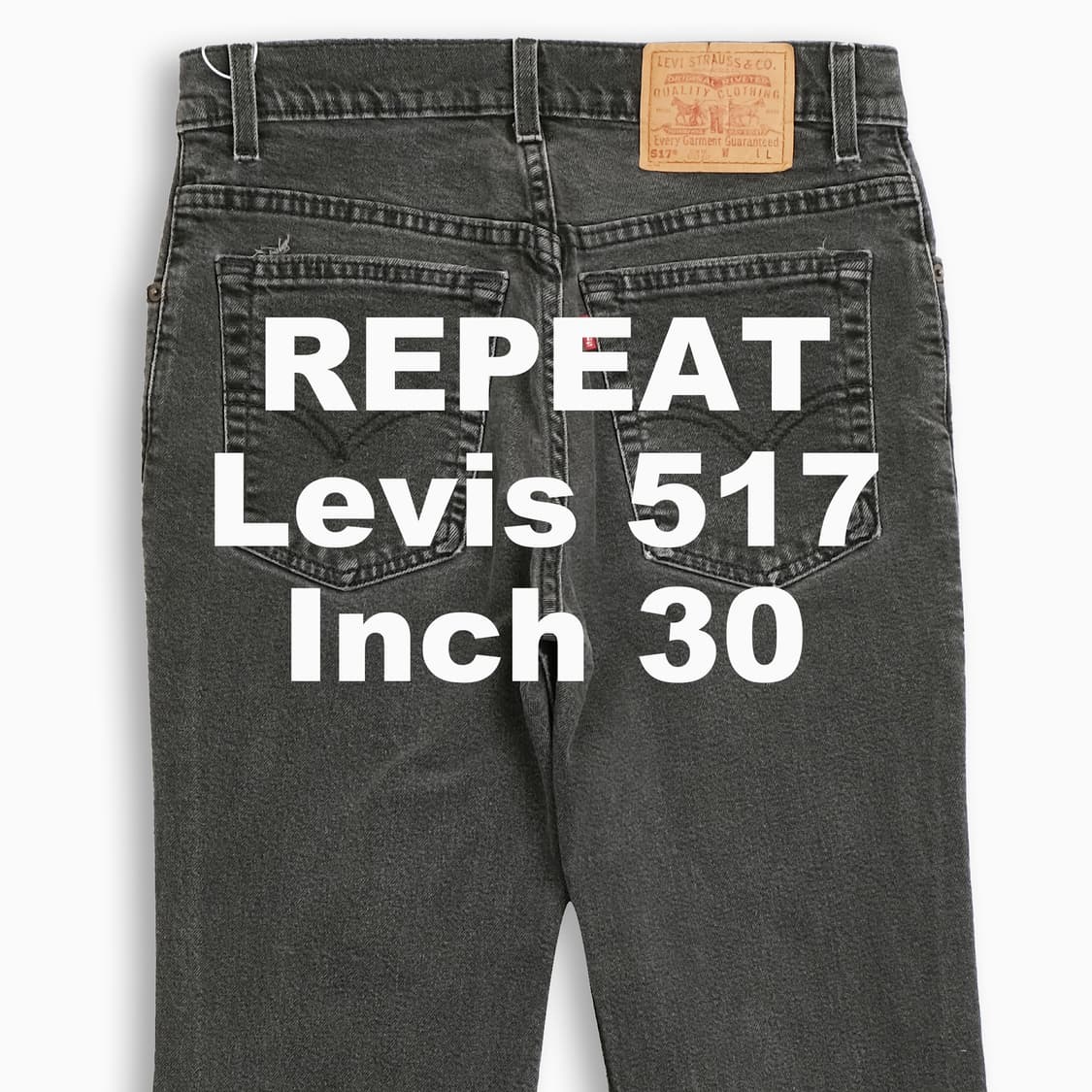 빈티지 리바이스 517 흑청 블랙진 90sUSA 30 LV5173144 상품이미지1