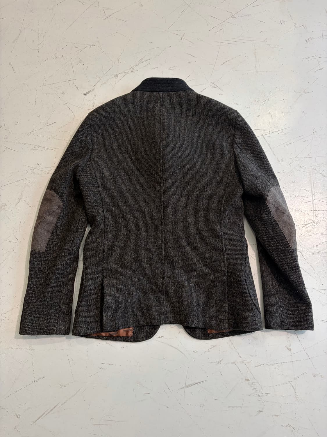 커스텀멜로우 울 숄카라 자켓 상품이미지7