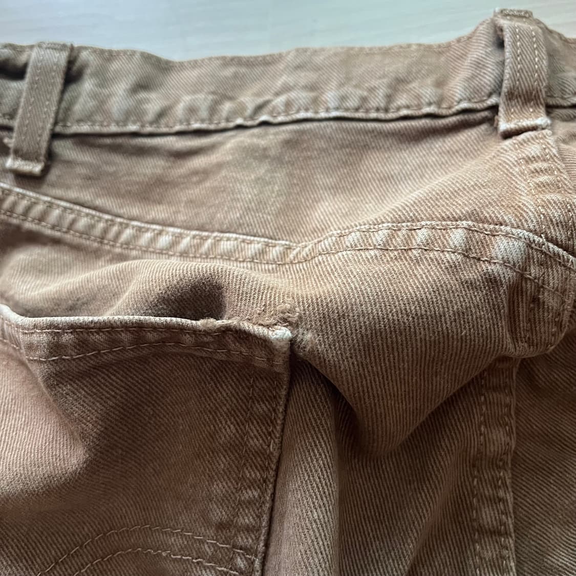 [36X30] 90s 빈티지 리바이스 565 브라운 made in usa 상품이미지6