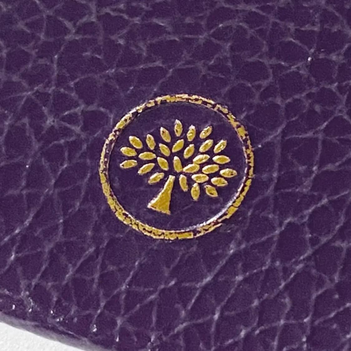 [정품] MULBERRY 멀버리 바이올렛컬러 송아지가죽 카드지갑만실사용 상품이미지2