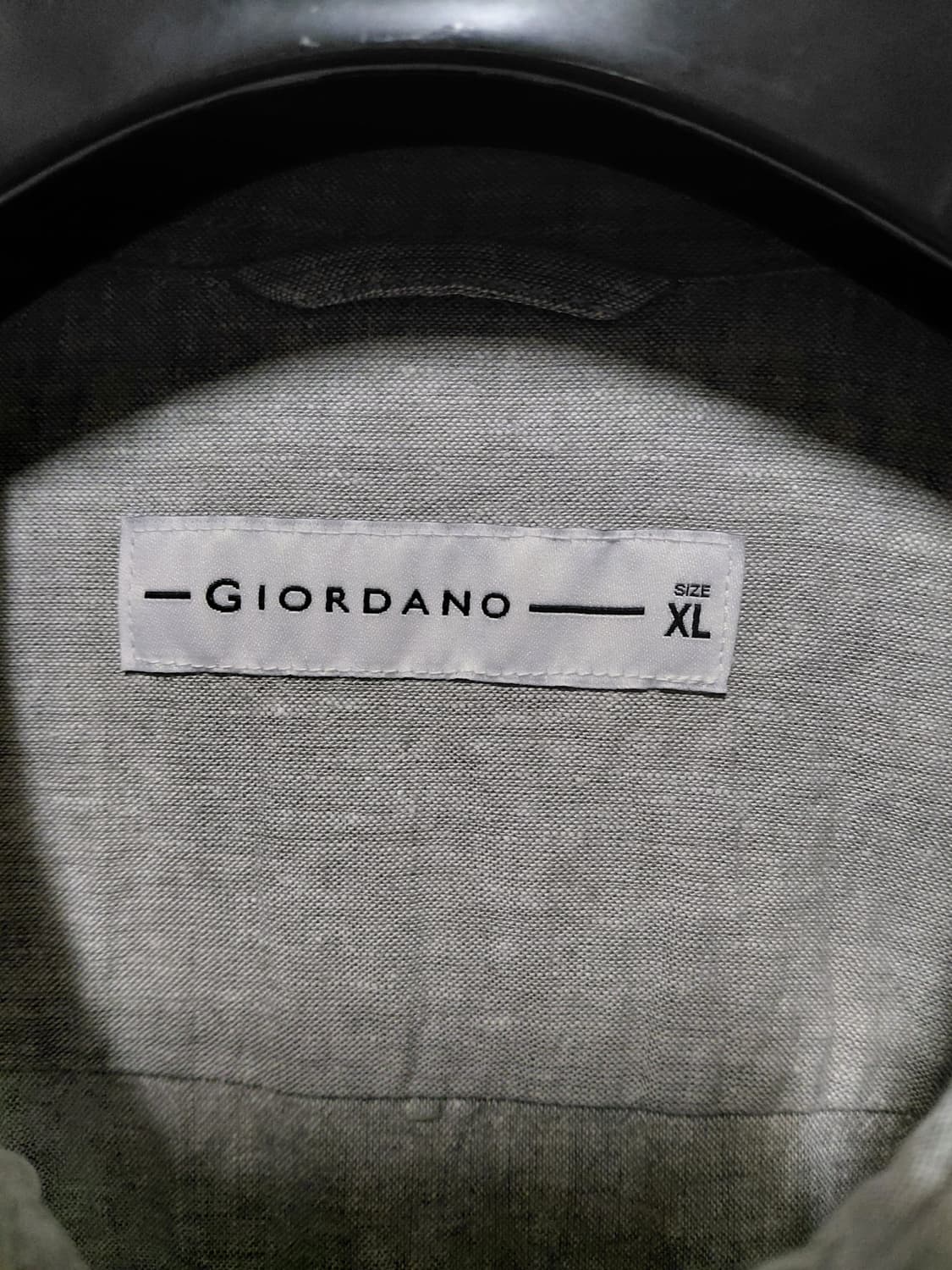 [지오다노]면,마 혼방 그레이 셔츠XL(105)사이즈 상품이미지4