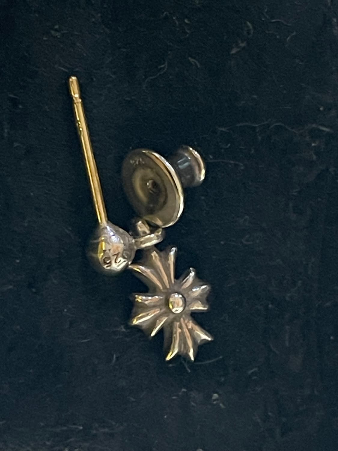 크롬하츠 ECH 타이니 크로스 드롭 이어링 귀걸이 (1EA) 상품이미지3