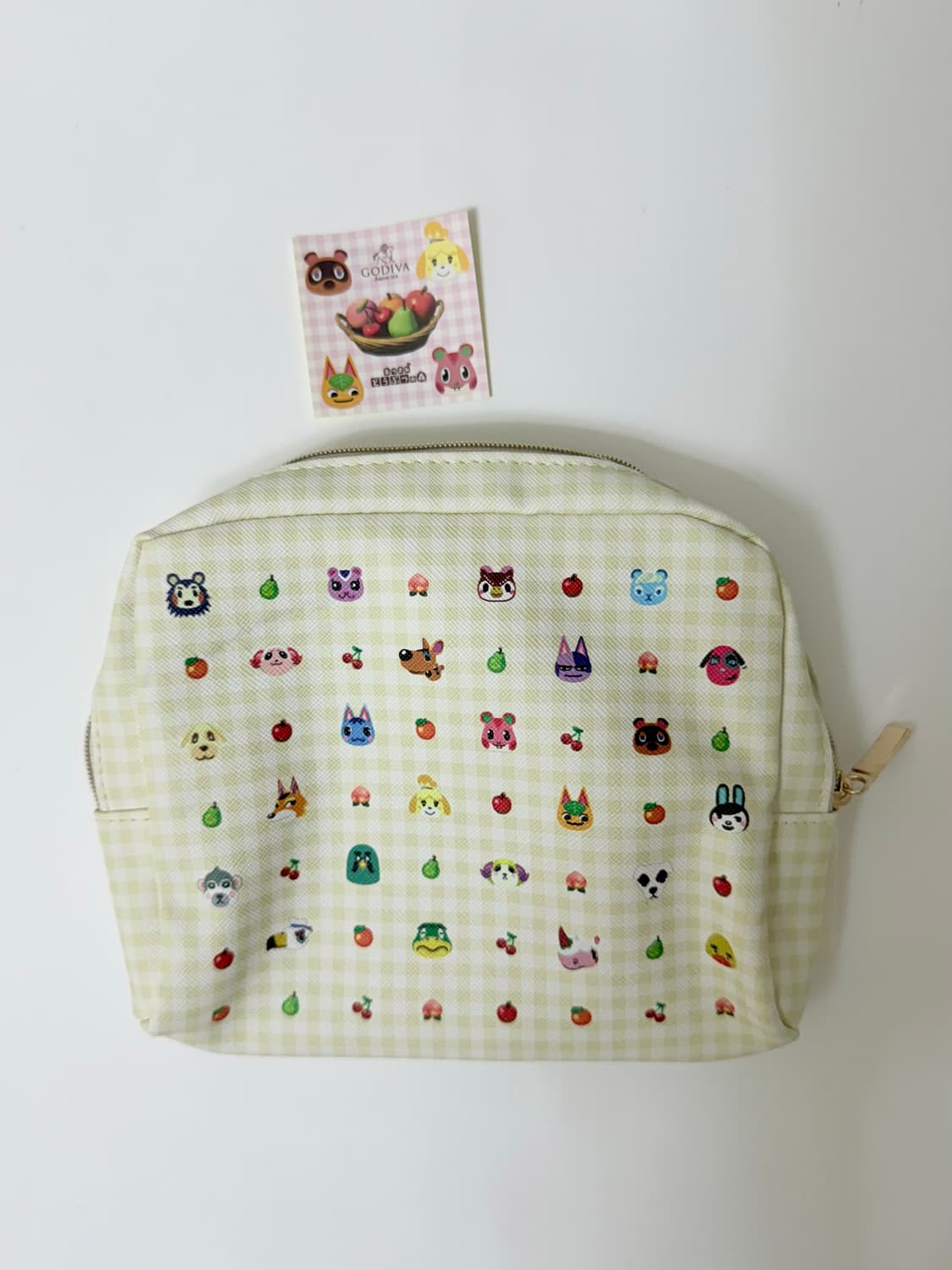 고디바 x 동물의숲 파우치 상품이미지4