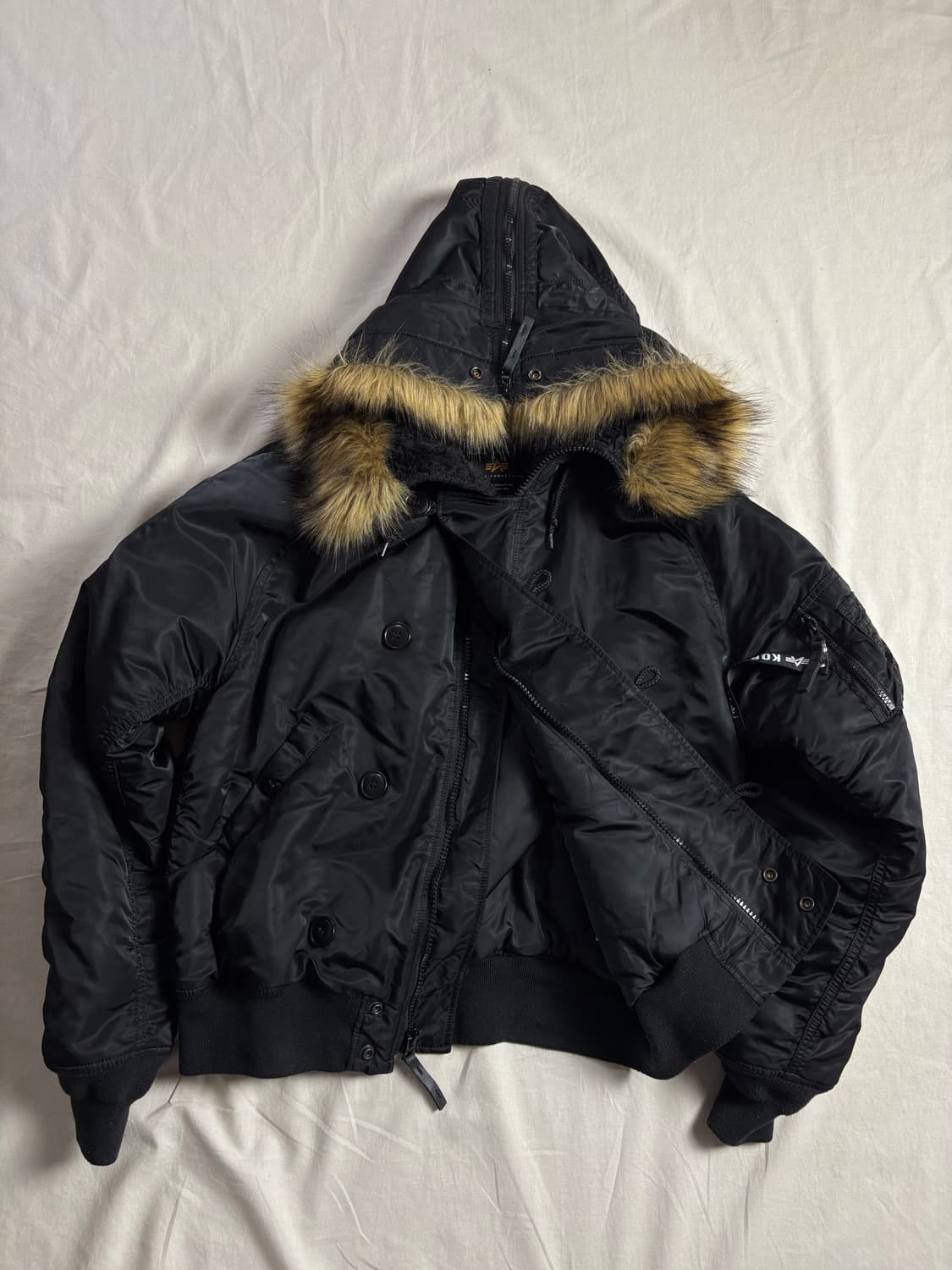 Alpha Industries 알파인더스트리 N-2B 쇼트웨이스트 XL 상품이미지1