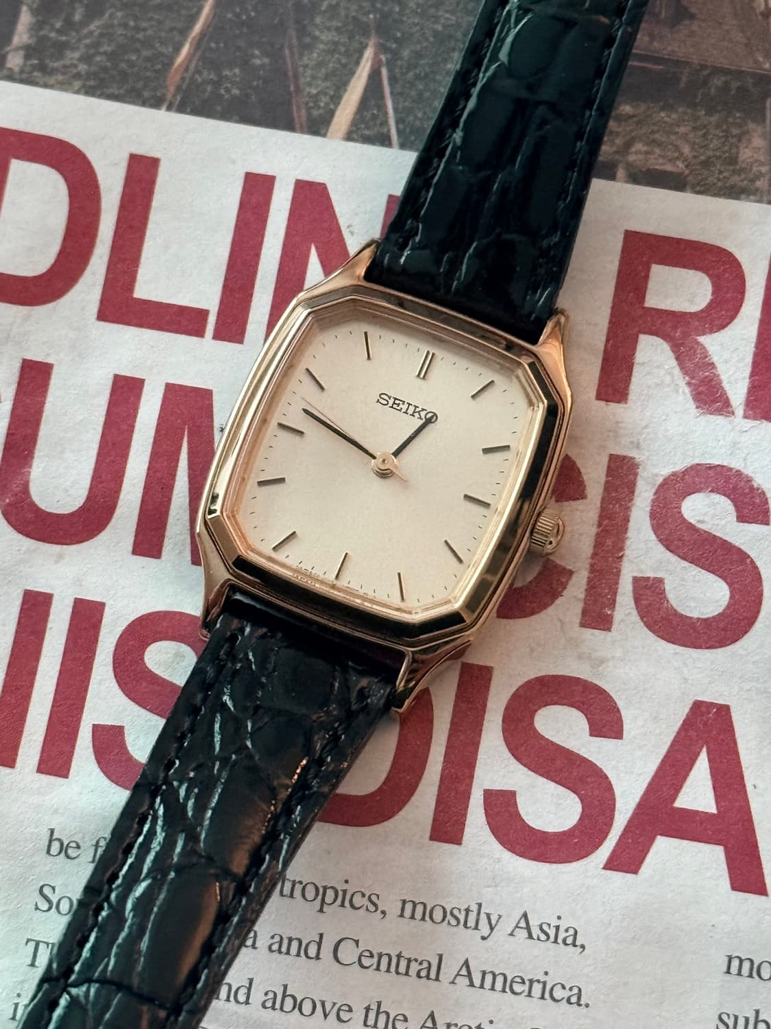 세이코 Seiko 스퀘어 골드 상품이미지1