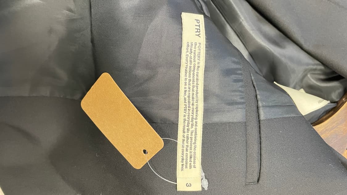 POTTERY(포터리) 울자켓3사이즈(블랙) 상품이미지4