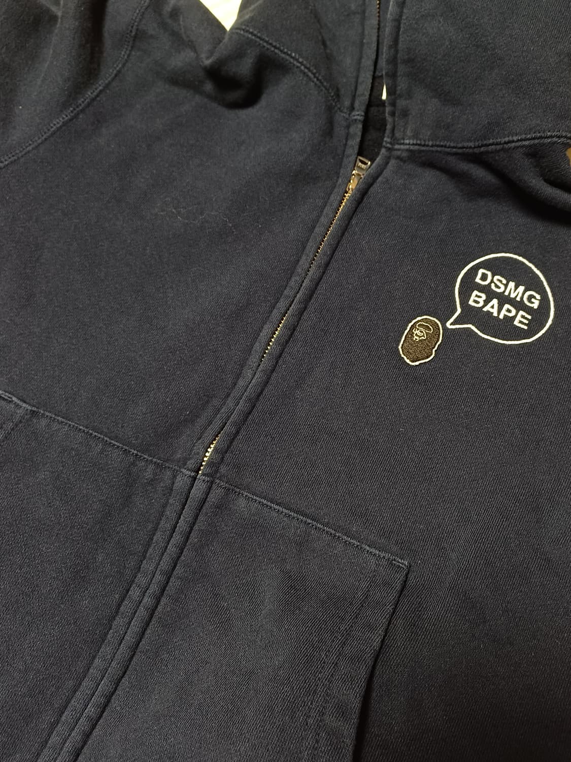 Bape×dsmg 베이프 도버스트리트 마켓 긴자 후드 집업 s 상품이미지5