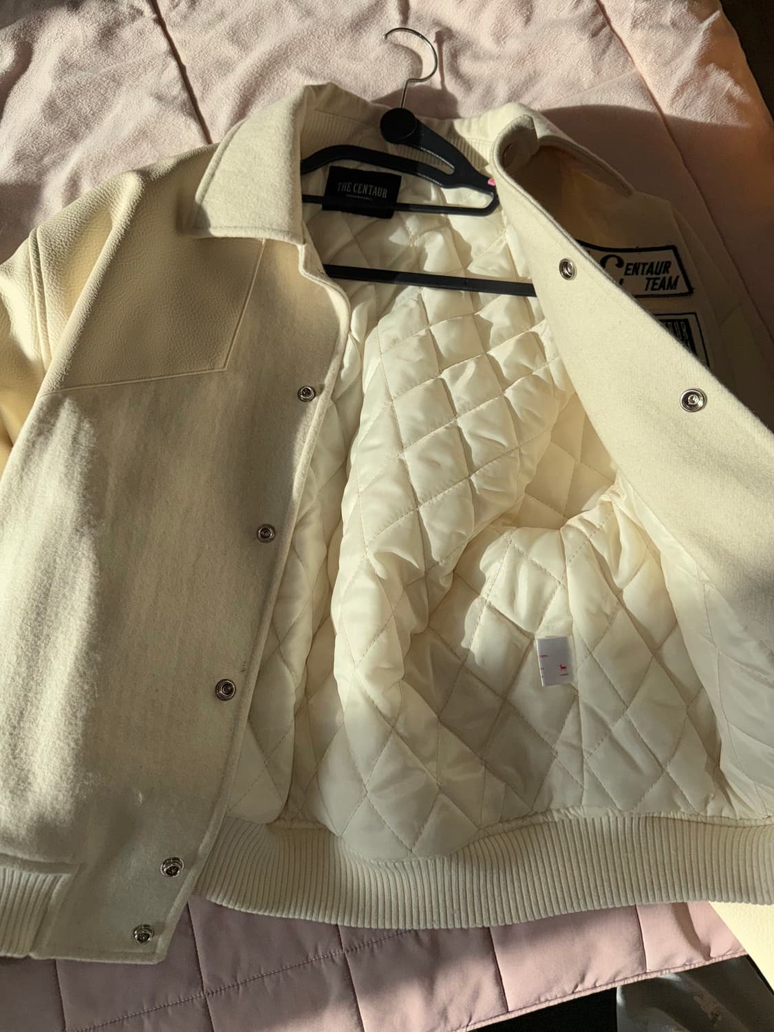 더센토르 바시티 자켓 일브일본빈티지 야구 아이보리 더뮤지엄비지터파르티멘토 상품이미지4