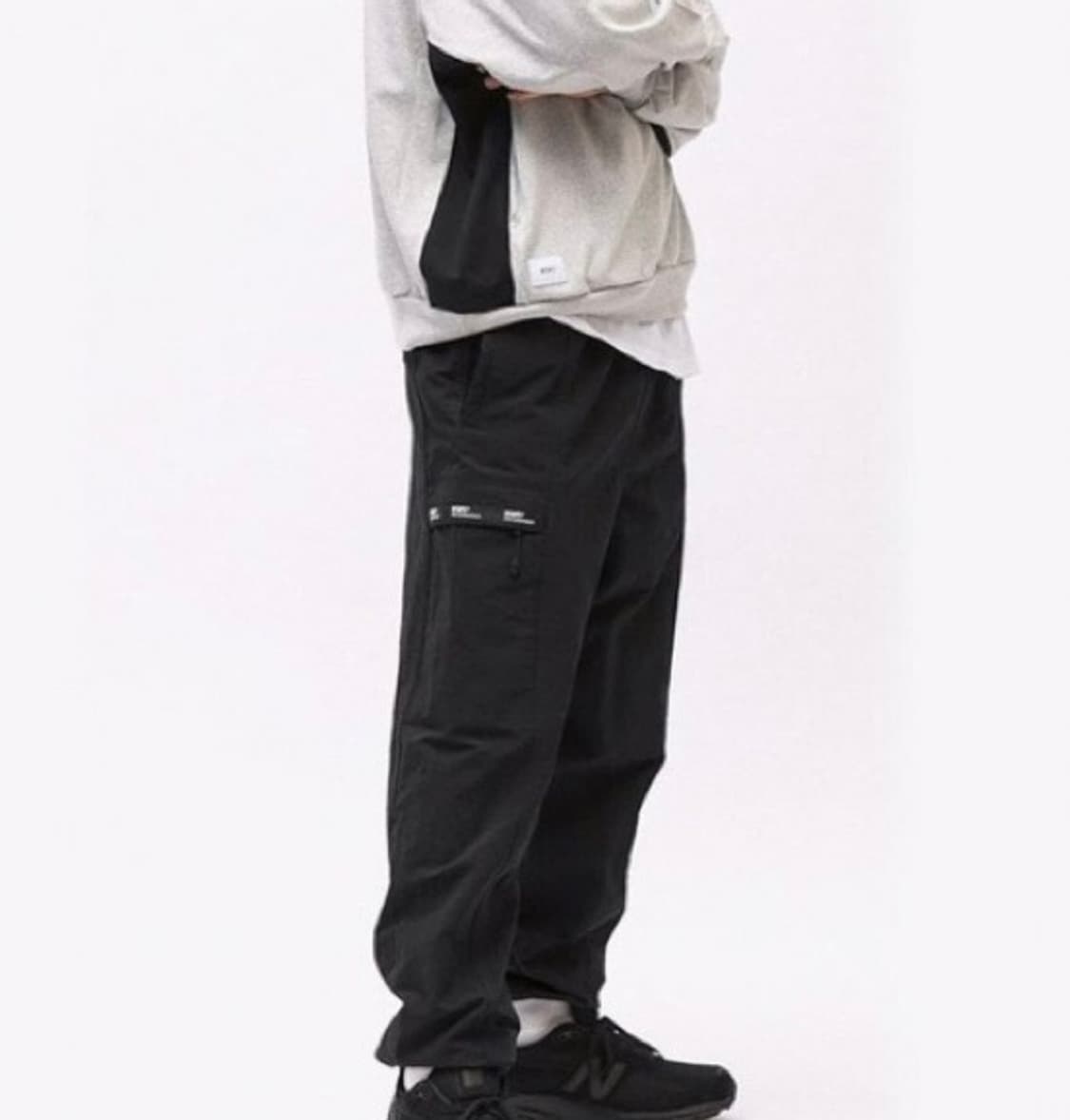 3) 더블탭스 wtaps 나일론 트랙 카고 조거 팬츠 블랙 바지 상품이미지1