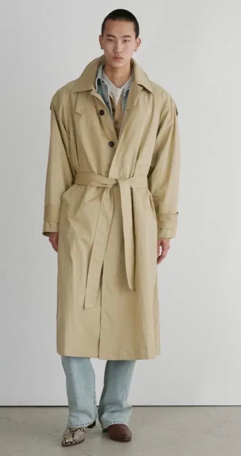 렉토 잭오버 트렌치 코트 1사이즈 팝니다 상품이미지1